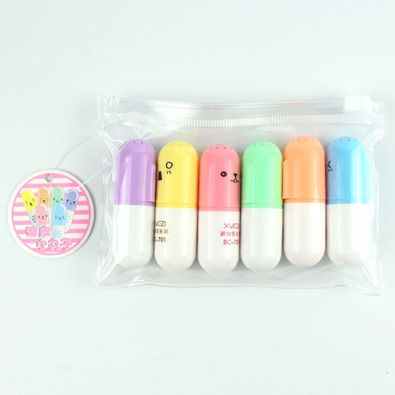 Kawaii Pastel Highlighter Set