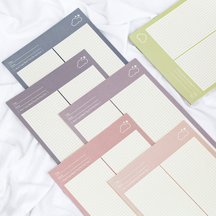 Kawaii Grid Note Paper