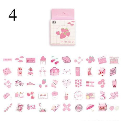 Kawaii Mini Sticker Pack (50pcs)