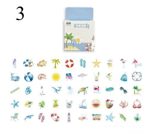 Kawaii Mini Sticker Pack (50pcs)