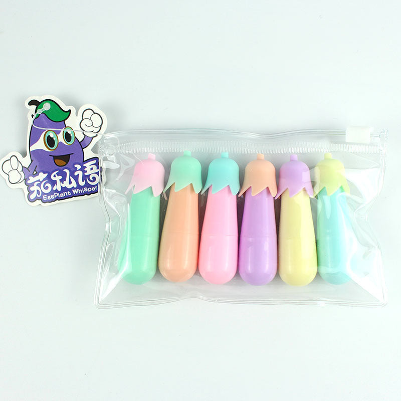 Kawaii Pastel Highlighter Set