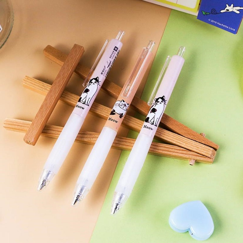 Kawaii Cat Gel Pen Set
