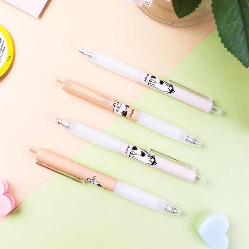 Kawaii Cat Gel Pen Set