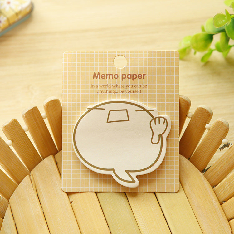 Kawaii Character Memo Pad