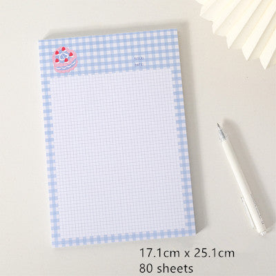 Kawaii Grid Memo Paper Note Pads