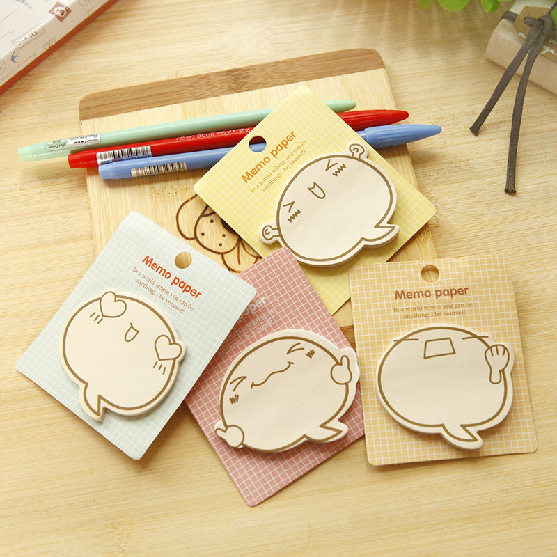 Kawaii Character Memo Pad